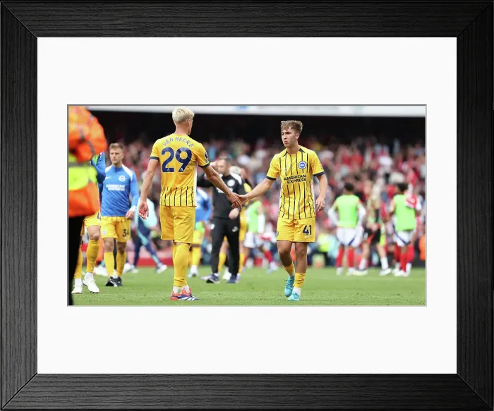 Framed Print : Arsenal v Brighton and Hove Albion Premier League 31AUG24 Framed Print : Arsenal v Brighton and Hove Albion Premier League 31AUG24