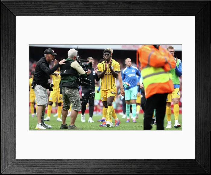 Framed Print : Arsenal v Brighton and Hove Albion Premier League 31AUG24 Framed Print : Arsenal v Brighton and Hove Albion Premier League 31AUG24