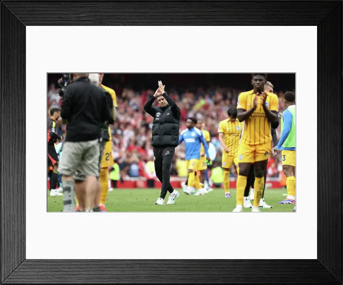 Framed Print : Arsenal v Brighton and Hove Albion Premier League 31AUG24 Framed Print : Arsenal v Brighton and Hove Albion Premier League 31AUG24