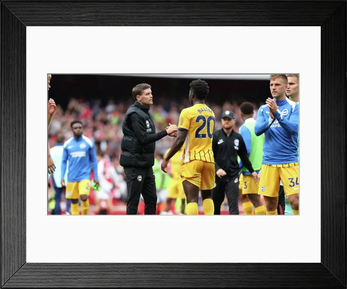 Framed Print : Arsenal v Brighton and Hove Albion Premier League 31AUG24 Framed Print : Arsenal v Brighton and Hove Albion Premier League 31AUG24