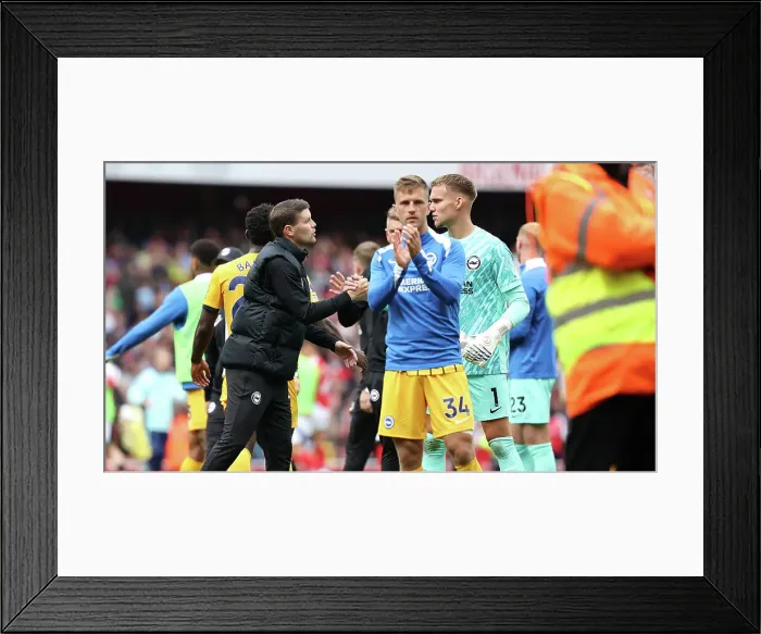 Framed Print : Arsenal v Brighton and Hove Albion Premier League 31AUG24 Framed Print : Arsenal v Brighton and Hove Albion Premier League 31AUG24