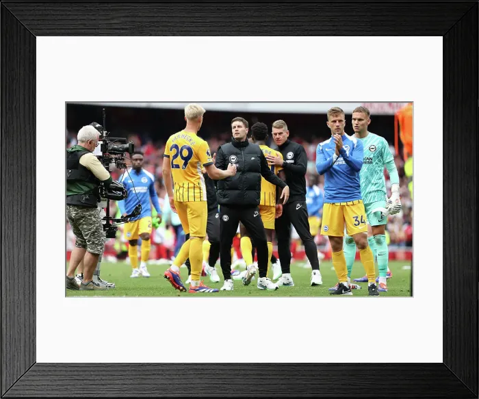 Framed Print : Arsenal v Brighton and Hove Albion Premier League 31AUG24 Framed Print : Arsenal v Brighton and Hove Albion Premier League 31AUG24