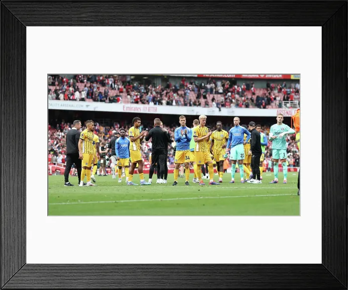 Framed Print : Arsenal v Brighton and Hove Albion Premier League 31AUG24 Framed Print : Arsenal v Brighton and Hove Albion Premier League 31AUG24