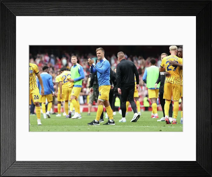 Framed Print : Arsenal v Brighton and Hove Albion Premier League 31AUG24 Framed Print : Arsenal v Brighton and Hove Albion Premier League 31AUG24