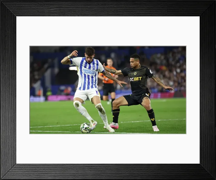 Framed Print : Brighton and Hove Albion v Wolverhampton Wanderers Carabao Cup 18SEP24 Framed Print : Brighton and Hove Albion v Wolverhampton Wanderers Carabao Cup 18SEP24