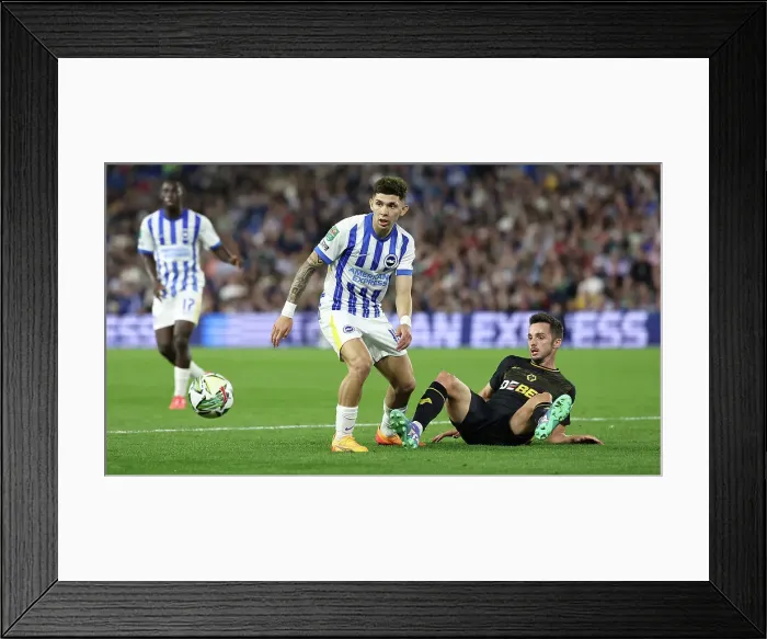 Framed Print : Brighton and Hove Albion v Wolverhampton Wanderers Carabao Cup 18SEP24 Framed Print : Brighton and Hove Albion v Wolverhampton Wanderers Carabao Cup 18SEP24