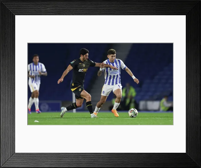 Framed Print : Brighton and Hove Albion v Wolverhampton Wanderers Carabao Cup 18SEP24 Framed Print : Brighton and Hove Albion v Wolverhampton Wanderers Carabao Cup 18SEP24