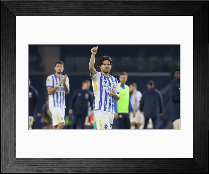 Framed Print : Brighton and Hove Albion v Wolverhampton Wanderers Carabao Cup 18SEP24 Framed Print : Brighton and Hove Albion v Wolverhampton Wanderers Carabao Cup 18SEP24