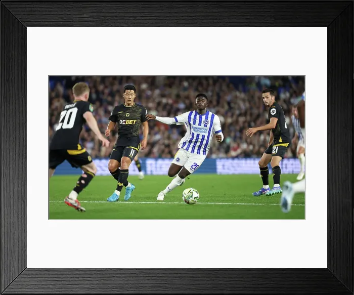 Framed Print : Brighton and Hove Albion v Wolverhampton Wanderers Carabao Cup 18SEP24 Framed Print : Brighton and Hove Albion v Wolverhampton Wanderers Carabao Cup 18SEP24