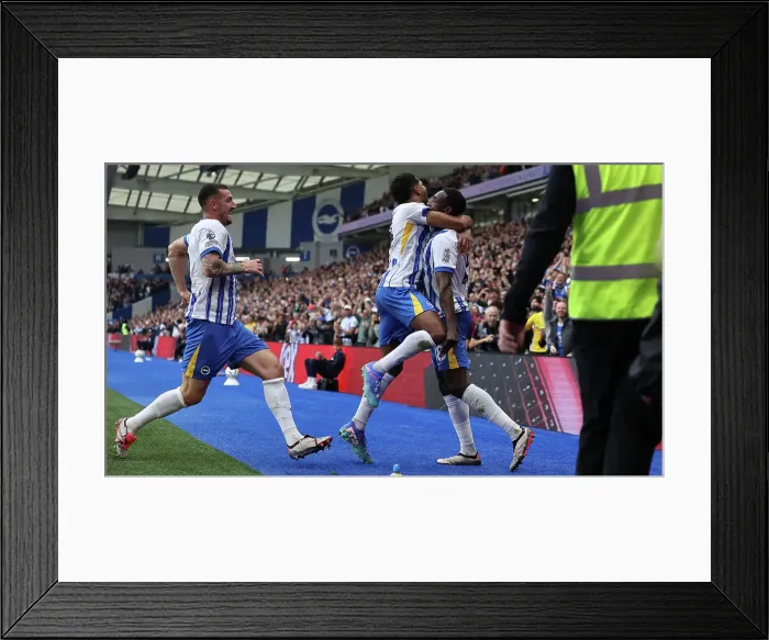 Framed Print : Brighton and Hove Albion v Nottingham Forest Premier League 22SEP24