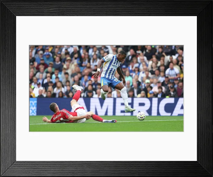 Framed Print : Brighton and Hove Albion v Nottingham Forest Premier League 22SEP24 Framed Print : Brighton and Hove Albion v Nottingham Forest Premier League 22SEP24