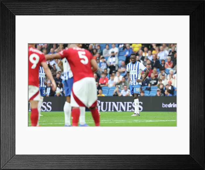 Framed Print : Brighton and Hove Albion v Nottingham Forest Premier League 22SEP24 Framed Print : Brighton and Hove Albion v Nottingham Forest Premier League 22SEP24