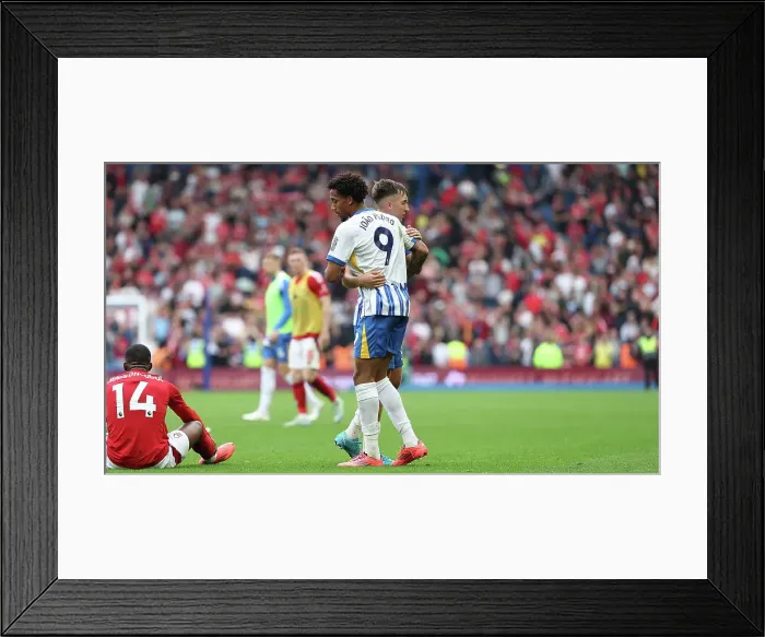 Framed Print : Brighton and Hove Albion v Nottingham Forest Premier League 22SEP24 Framed Print : Brighton and Hove Albion v Nottingham Forest Premier League 22SEP24