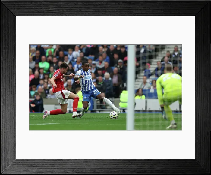 Framed Print : Brighton and Hove Albion v Nottingham Forest Premier League 22SEP24 Framed Print : Brighton and Hove Albion v Nottingham Forest Premier League 22SEP24