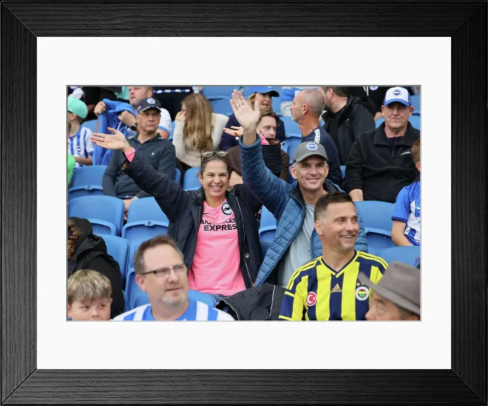 Framed Print : Brighton and Hove Albion v Nottingham Forest Premier League 22SEP24