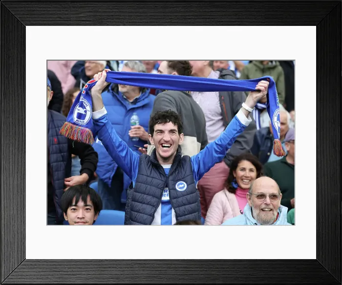 Framed Print : Brighton and Hove Albion v Nottingham Forest Premier League 22SEP24