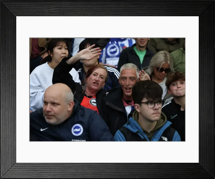 Framed Print : Brighton and Hove Albion v Nottingham Forest Premier League 22SEP24 Framed Print : Brighton and Hove Albion v Nottingham Forest Premier League 22SEP24