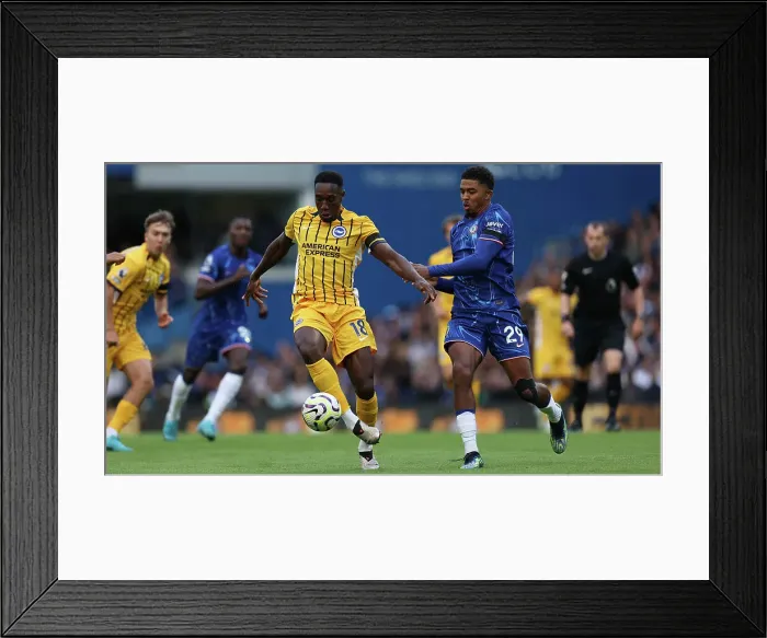 Framed Print : Chelsea v Brighton and Hove Albion Premier League 28SEP24 Framed Print : Chelsea v Brighton and Hove Albion Premier League 28SEP24