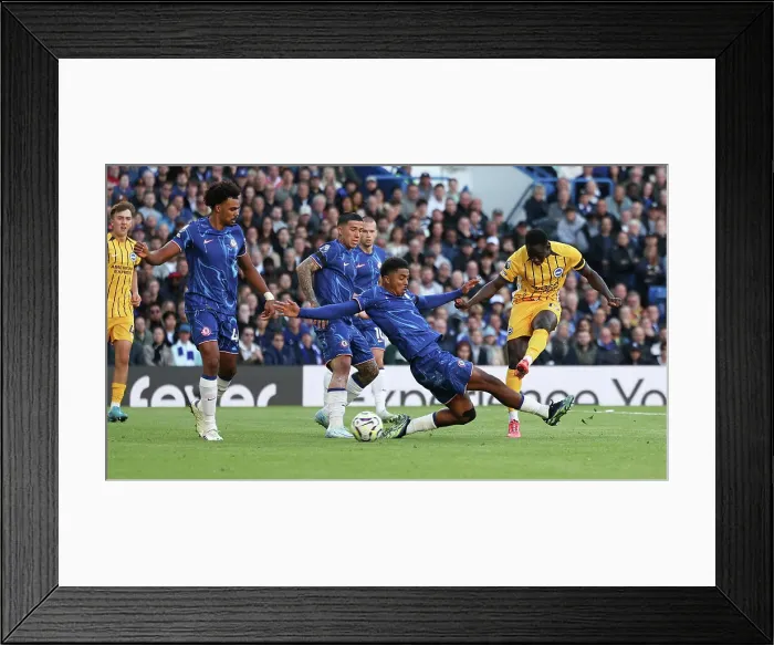 Framed Print : Chelsea v Brighton and Hove Albion Premier League 28SEP24 Framed Print : Chelsea v Brighton and Hove Albion Premier League 28SEP24