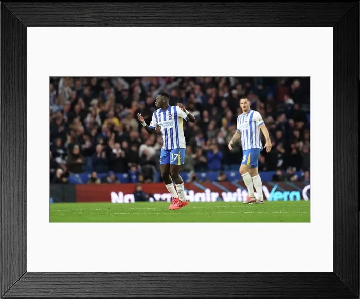 Framed Print : Brighton and Hove Albion v Tottenham Hotspur Premier League 06OCT24 Framed Print : Brighton and Hove Albion v Tottenham Hotspur Premier League 06OCT24