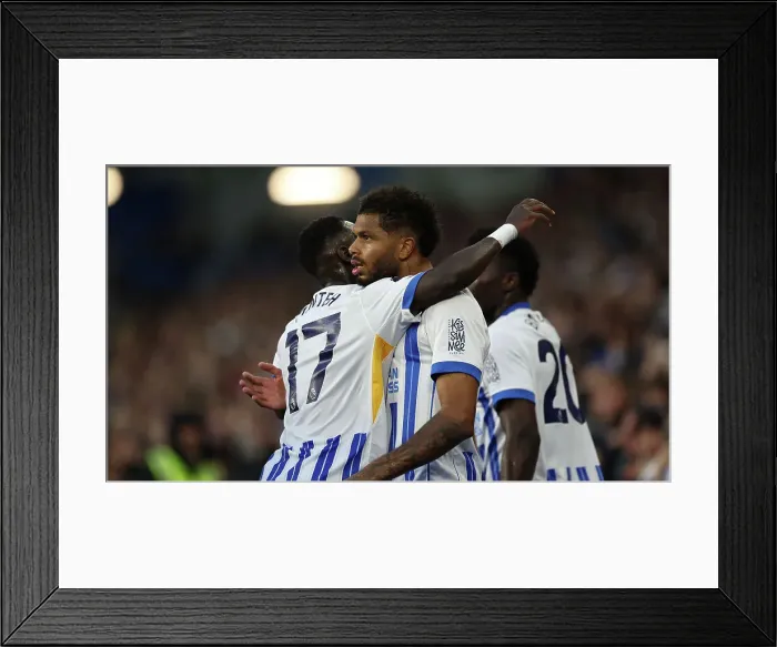 Framed Print : Brighton and Hove Albion v Tottenham Hotspur Premier League 06OCT24 Framed Print : Brighton and Hove Albion v Tottenham Hotspur Premier League 06OCT24