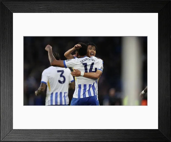 Framed Print : Brighton and Hove Albion v Tottenham Hotspur Premier League 06OCT24 Framed Print : Brighton and Hove Albion v Tottenham Hotspur Premier League 06OCT24
