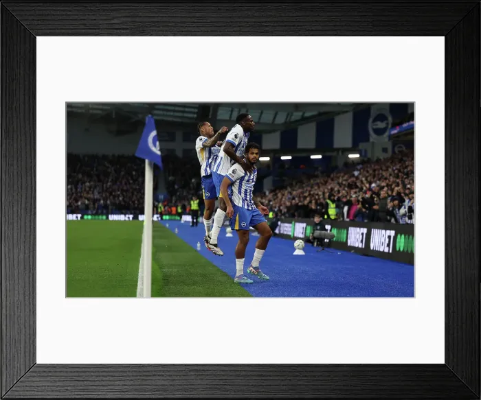 Framed Print : Brighton and Hove Albion v Tottenham Hotspur Premier League 06OCT24 Framed Print : Brighton and Hove Albion v Tottenham Hotspur Premier League 06OCT24