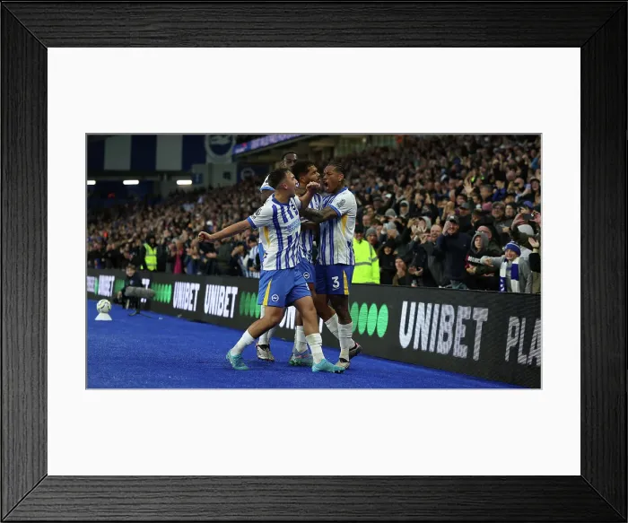 Framed Print : Brighton and Hove Albion v Tottenham Hotspur Premier League 06OCT24 Framed Print : Brighton and Hove Albion v Tottenham Hotspur Premier League 06OCT24