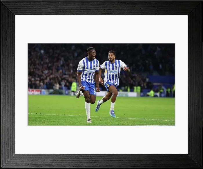 Framed Print : Brighton and Hove Albion v Tottenham Hotspur Premier League 06OCT24 Framed Print : Brighton and Hove Albion v Tottenham Hotspur Premier League 06OCT24