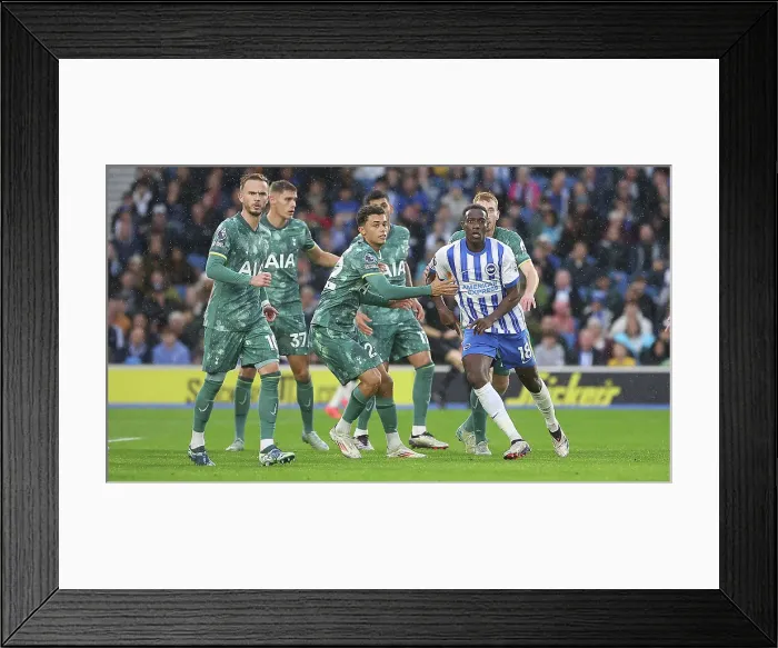 Framed Print : Brighton and Hove Albion v Tottenham Hotspur Premier League 06OCT24 Framed Print : Brighton and Hove Albion v Tottenham Hotspur Premier League 06OCT24