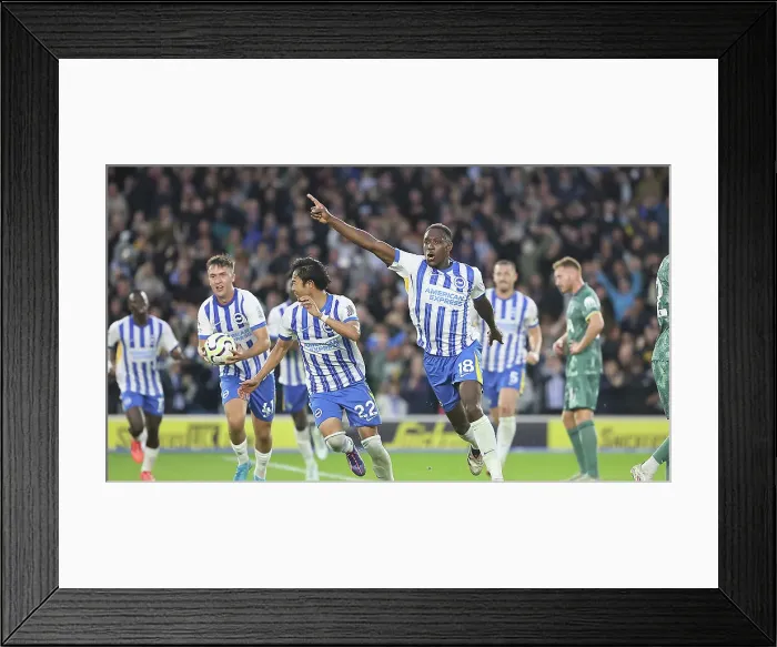 Framed Print : Brighton and Hove Albion v Tottenham Hotspur Premier League 06OCT24 Framed Print : Brighton and Hove Albion v Tottenham Hotspur Premier League 06OCT24
