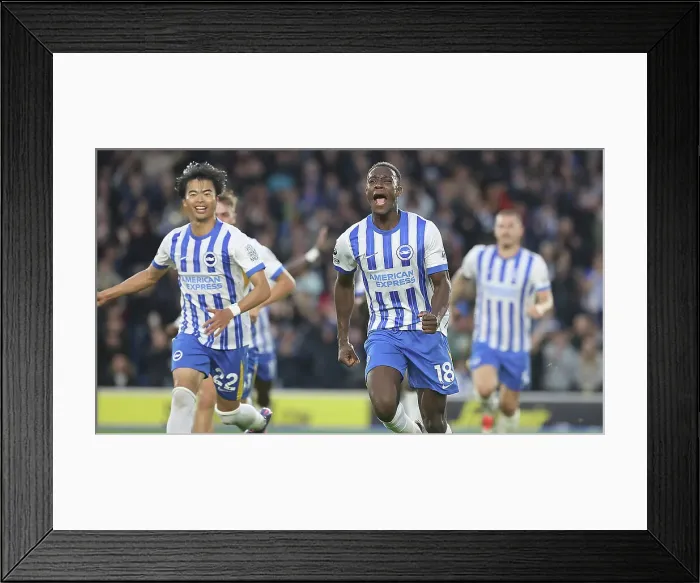 Framed Print : Brighton and Hove Albion v Tottenham Hotspur Premier League 06OCT24 Framed Print : Brighton and Hove Albion v Tottenham Hotspur Premier League 06OCT24