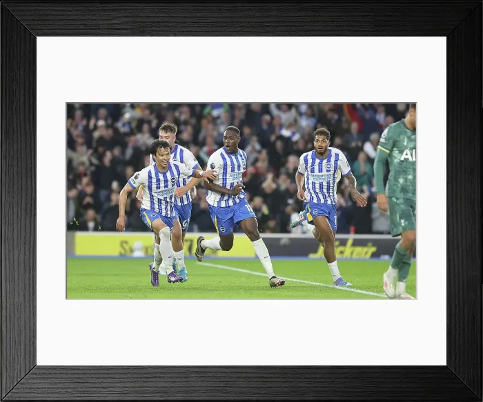 Framed Print : Brighton and Hove Albion v Tottenham Hotspur Premier League 06OCT24 Framed Print : Brighton and Hove Albion v Tottenham Hotspur Premier League 06OCT24