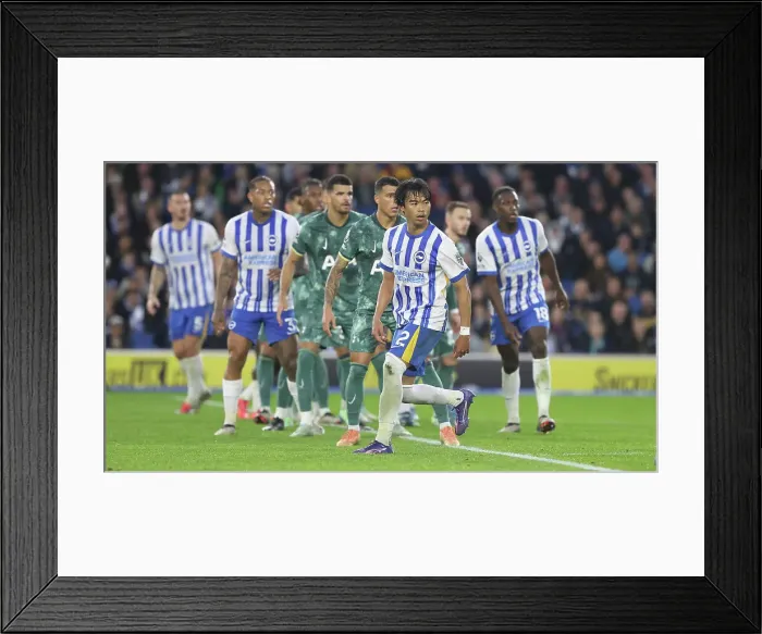 Framed Print : Brighton and Hove Albion v Tottenham Hotspur Premier League 06OCT24 Framed Print : Brighton and Hove Albion v Tottenham Hotspur Premier League 06OCT24