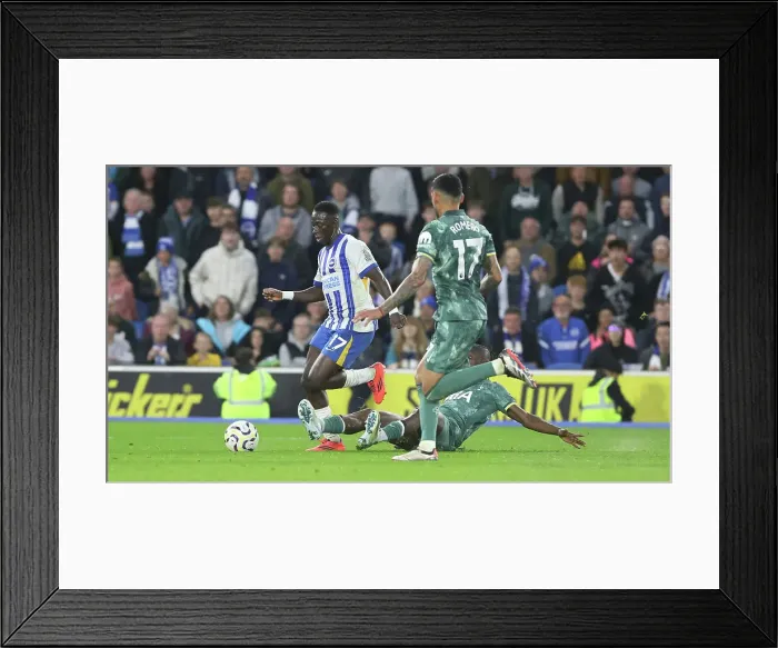 Framed Print : Brighton and Hove Albion v Tottenham Hotspur Premier League 06OCT24 Framed Print : Brighton and Hove Albion v Tottenham Hotspur Premier League 06OCT24