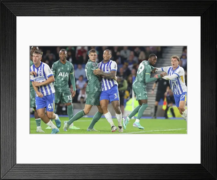Framed Print : Brighton and Hove Albion v Tottenham Hotspur Premier League 06OCT24 Framed Print : Brighton and Hove Albion v Tottenham Hotspur Premier League 06OCT24