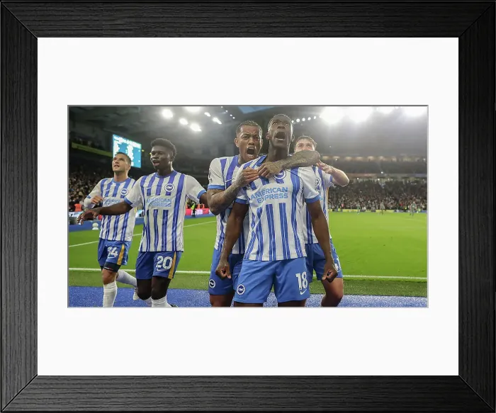 Framed Print : Brighton and Hove Albion v Tottenham Hotspur Premier League 06OCT24 Framed Print : Brighton and Hove Albion v Tottenham Hotspur Premier League 06OCT24