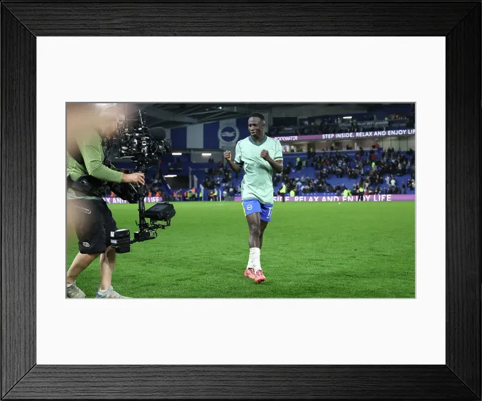 Framed Print : Brighton and Hove Albion v Tottenham Hotspur Premier League 06OCT24 Framed Print : Brighton and Hove Albion v Tottenham Hotspur Premier League 06OCT24