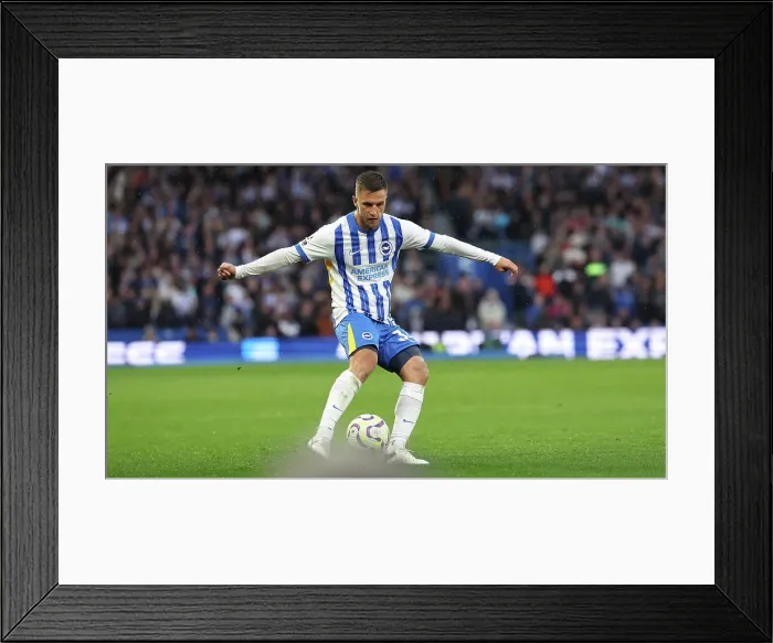 Framed Print : Brighton and Hove Albion v Tottenham Hotspur Premier League 06OCT24