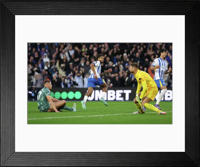 Framed Print : Brighton and Hove Albion v Tottenham Hotspur Premier League 06OCT24 Framed Print : Brighton and Hove Albion v Tottenham Hotspur Premier League 06OCT24