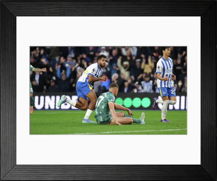 Framed Print : Brighton and Hove Albion v Tottenham Hotspur Premier League 06OCT24 Framed Print : Brighton and Hove Albion v Tottenham Hotspur Premier League 06OCT24