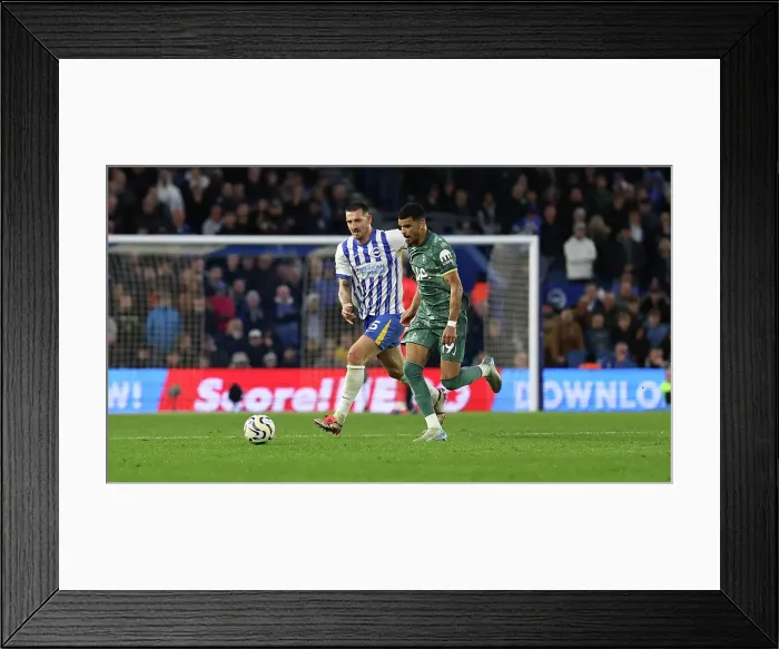 Framed Print : Brighton and Hove Albion v Tottenham Hotspur Premier League 06OCT24 Framed Print : Brighton and Hove Albion v Tottenham Hotspur Premier League 06OCT24