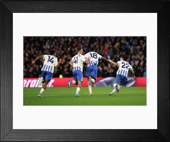 Framed Print : Brighton and Hove Albion v Tottenham Hotspur Premier League 06OCT24 Framed Print : Brighton and Hove Albion v Tottenham Hotspur Premier League 06OCT24