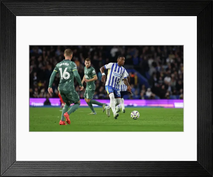 Framed Print : Brighton and Hove Albion v Tottenham Hotspur Premier League 06OCT24 Framed Print : Brighton and Hove Albion v Tottenham Hotspur Premier League 06OCT24