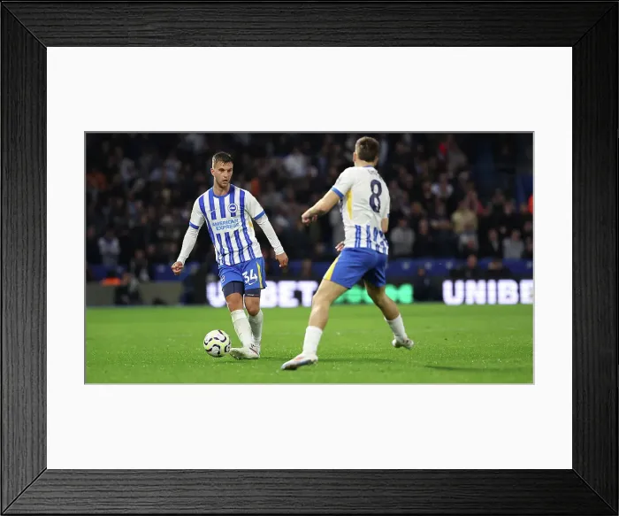 Framed Print : Brighton and Hove Albion v Tottenham Hotspur Premier League 06OCT24 Framed Print : Brighton and Hove Albion v Tottenham Hotspur Premier League 06OCT24