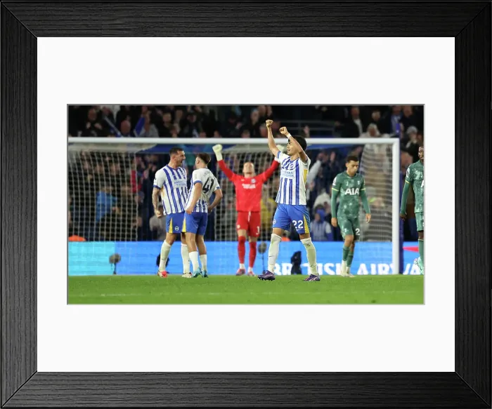 Framed Print : Brighton and Hove Albion v Tottenham Hotspur Premier League 06OCT24 Framed Print : Brighton and Hove Albion v Tottenham Hotspur Premier League 06OCT24