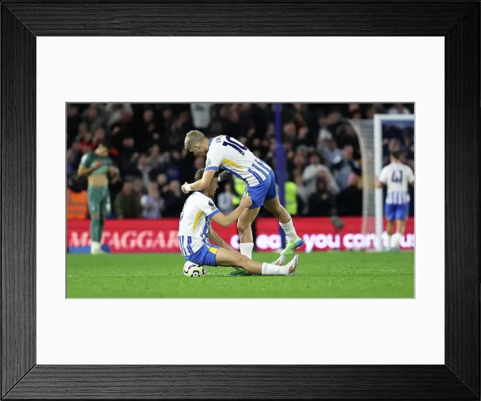 Framed Print : Brighton and Hove Albion v Tottenham Hotspur Premier League 06OCT24 Framed Print : Brighton and Hove Albion v Tottenham Hotspur Premier League 06OCT24