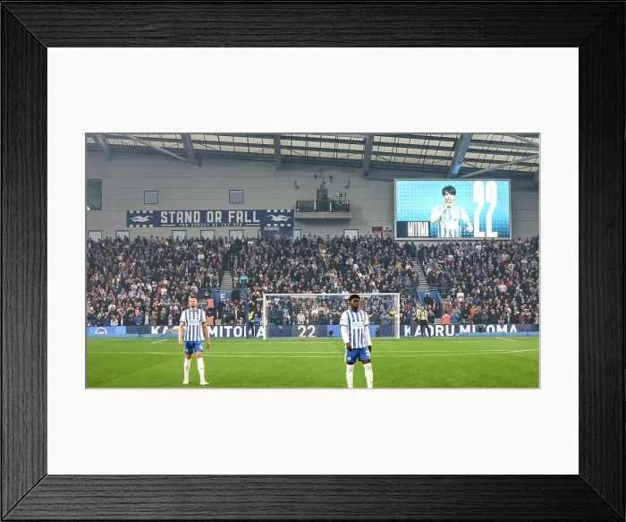 Framed Print : Brighton and Hove Albion v Tottenham Hotspur Premier League 06OCT24 Framed Print : Brighton and Hove Albion v Tottenham Hotspur Premier League 06OCT24