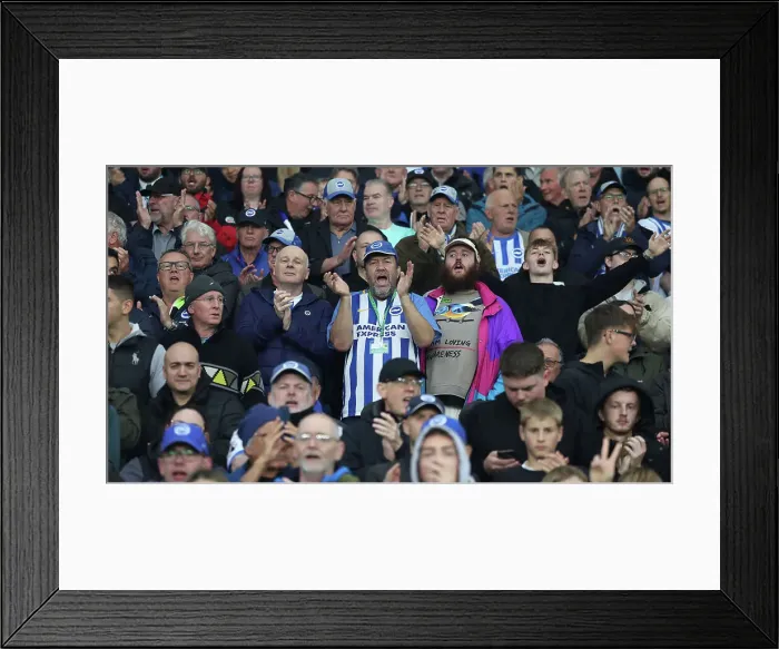 Framed Print : Brighton and Hove Albion v Tottenham Hotspur Premier League 06OCT24