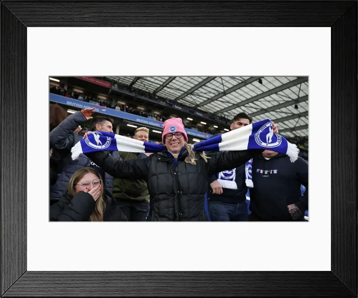 Framed Print : Brighton and Hove Albion v Tottenham Hotspur Premier League 06OCT24 Framed Print : Brighton and Hove Albion v Tottenham Hotspur Premier League 06OCT24